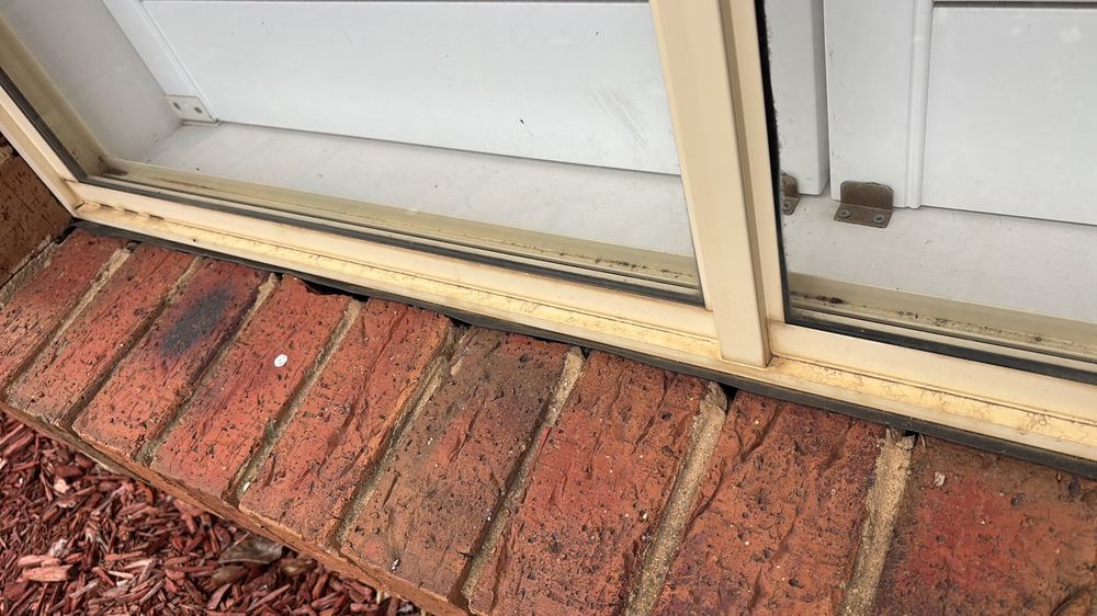 Gaps around doors and windows that let pests into the wall cavity, found during a building and pest inspection in Darley